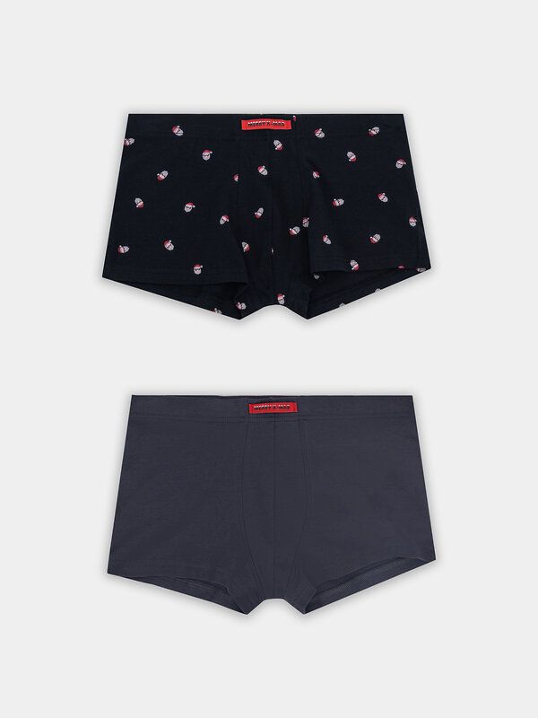 MARK FORMELLE Трусы 574215 411229-2 мелкая набивка на черном +т.серый