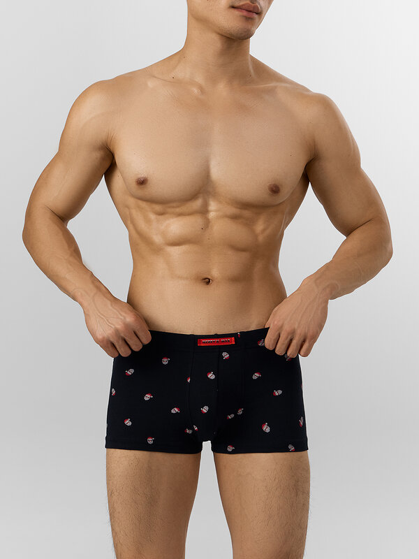 MARK FORMELLE Трусы 574215 411229-2 мелкая набивка на черном +т.серый