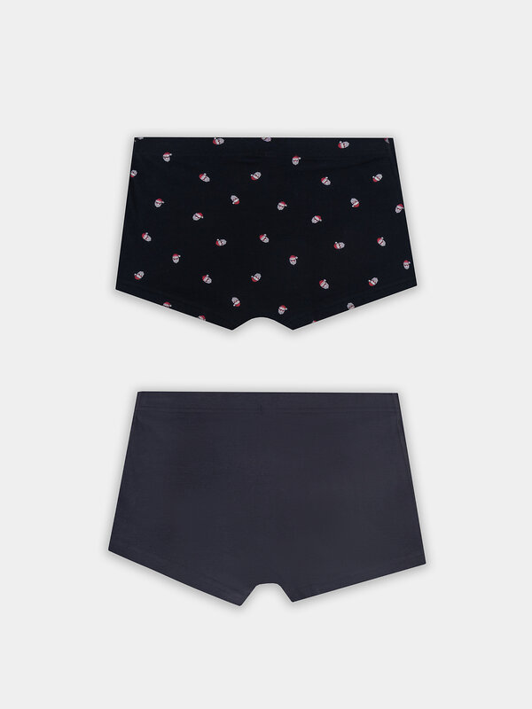 MARK FORMELLE Трусы 574215 411229-2 мелкая набивка на черном +т.серый