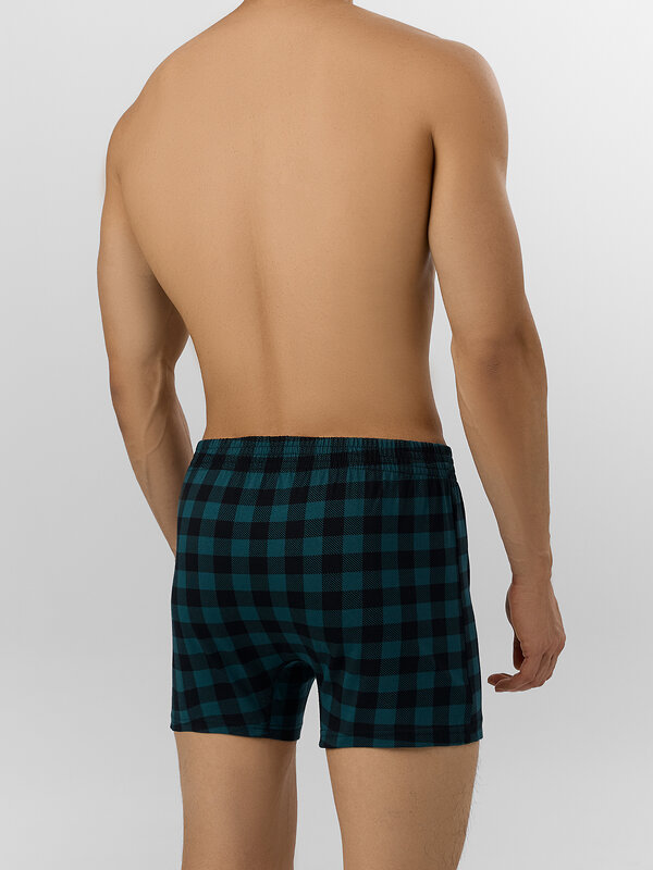 MARK FORMELLE Трусы 574219 411152-2 черная клетка на зеленом +пряники на черном