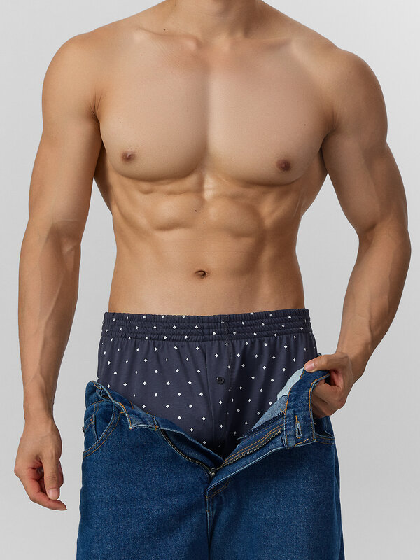 MARK FORMELLE Трусы 574220 411152-2 звездочки на т.сером +звездочки на джинсовом