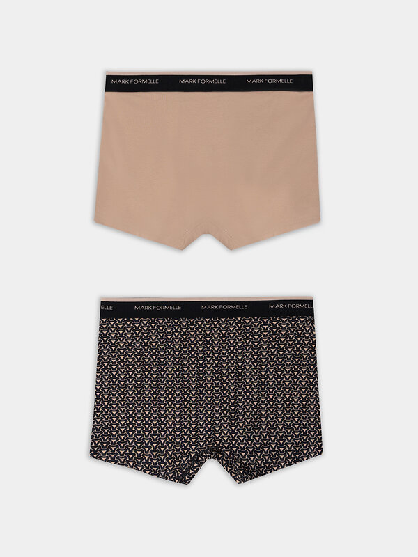 MARK FORMELLE Трусы 574222 411228-2 беж узор на черном +бежевый