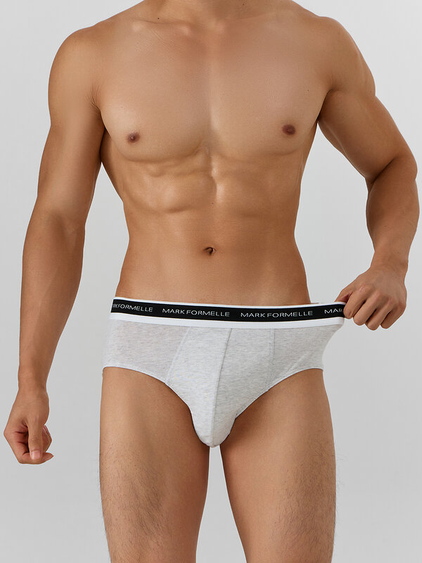 MARK FORMELLE Трусы 574227 411170-3 серый меланж+шторм +черный