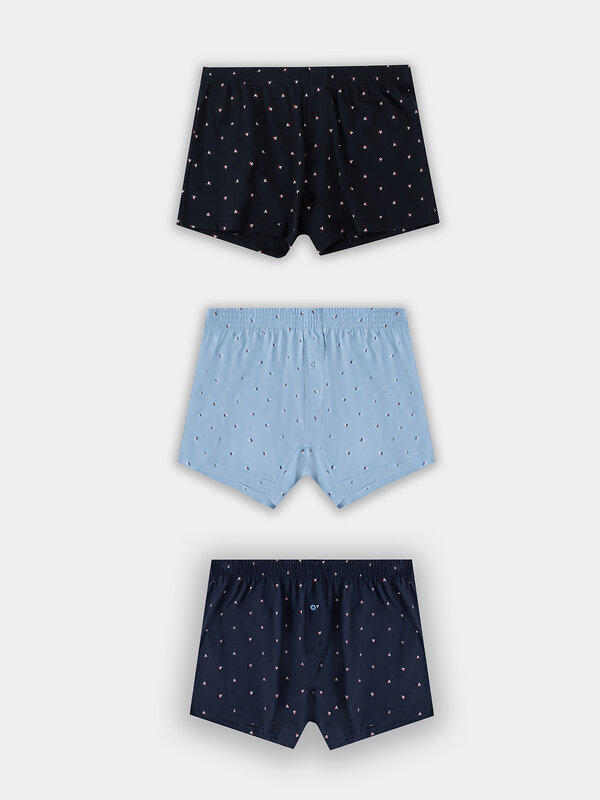 MARK FORMELLE Трусы 574231 411152-3 узор на п.голубом + узор на гл.синем +узор на черном