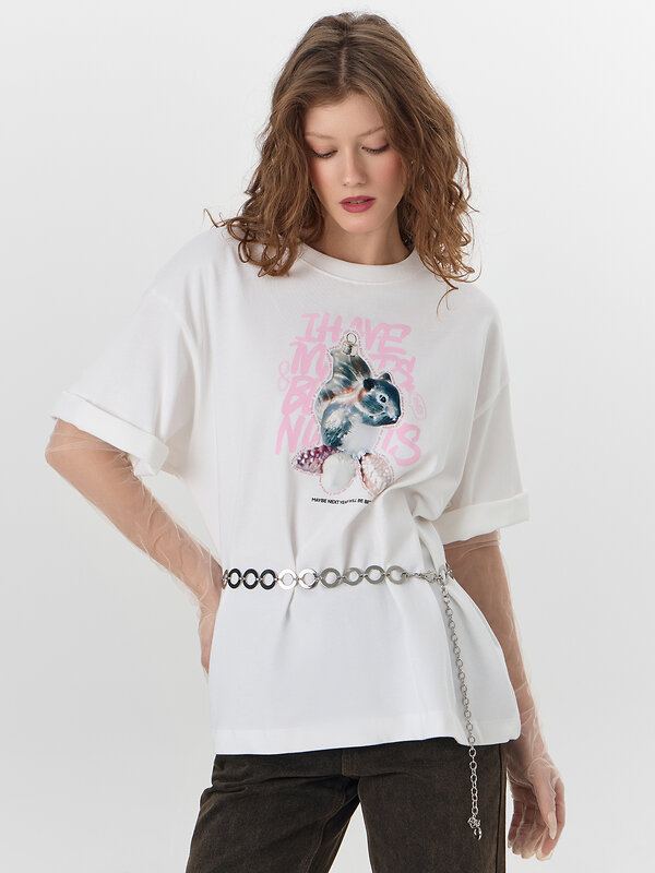 MARK FORMELLE Футболка 574238 112961 белый +печать