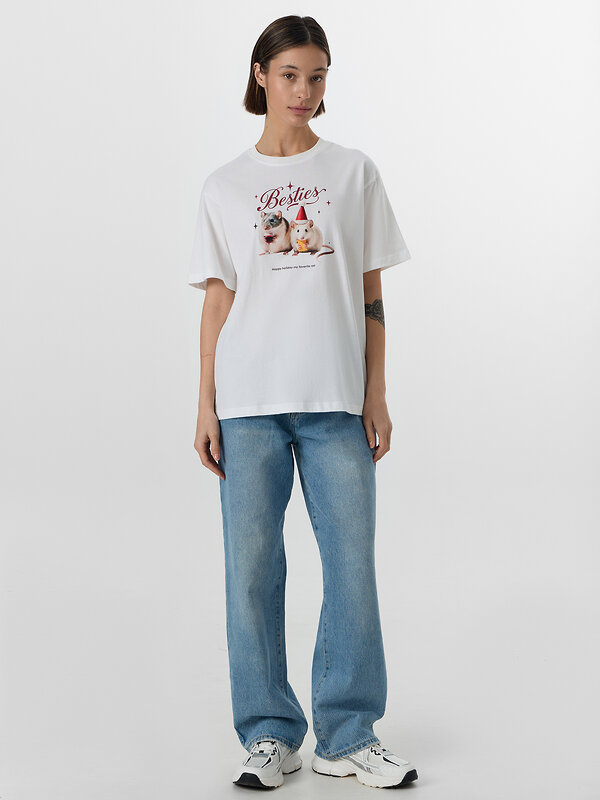 MARK FORMELLE Футболка 574239 112678 белый +печать