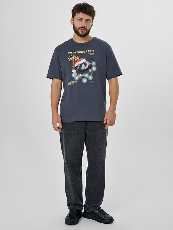 MARK FORMELLE Футболка 574243 111855 графит +печать3