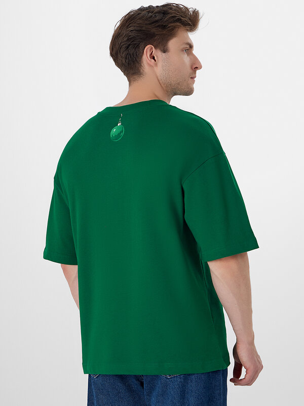 MARK FORMELLE Футболка 574245 111883 изумруд +печать
