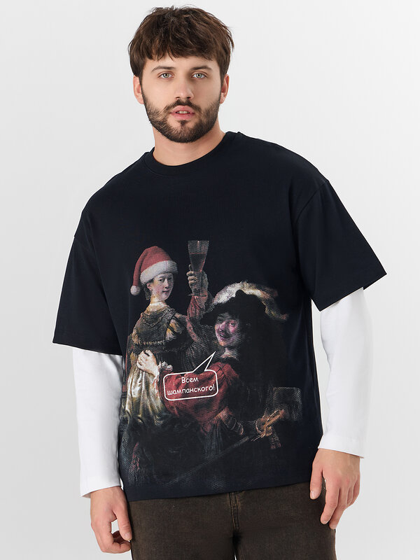 MARK FORMELLE Футболка 574246 111900 черный +печать