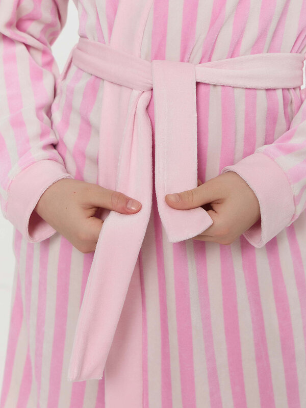 MARK FORMELLE Халат 574254 557703-2 розовая полоска