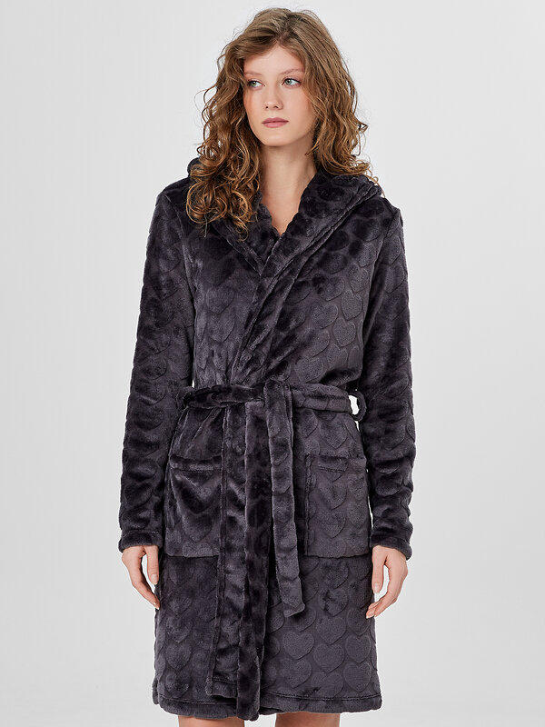 MARK FORMELLE Халат 574261 552278 серые сердечки