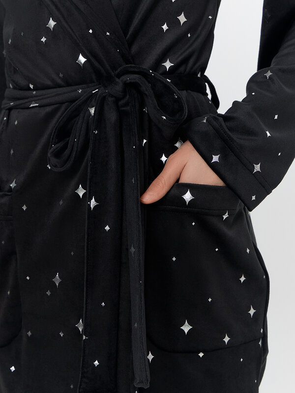 MARK FORMELLE Халат 574265 552293 звезды на черном