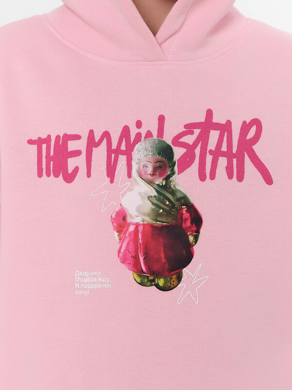 MARK FORMELLE Худи 574267 127921 нежно -розовый +печать