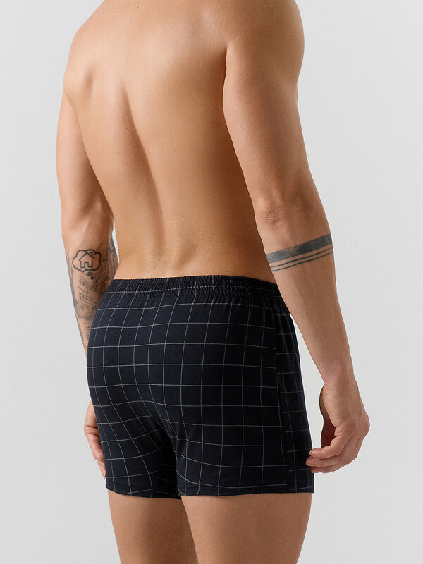 MARK FORMELLE Трусы 574274 411152 клетка на черном