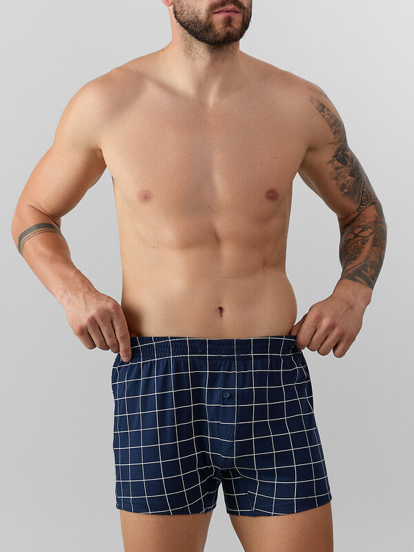 MARK FORMELLE Трусы 574275 411152 клетка на т.синем