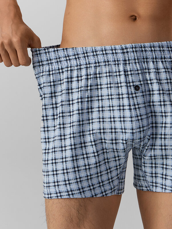 MARK FORMELLE Трусы 574276 411152 клетка на серо -голубом
