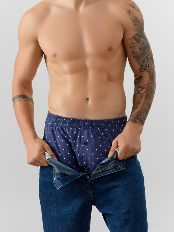 MARK FORMELLE Трусы 574278 411152 звездочки на джинсовом