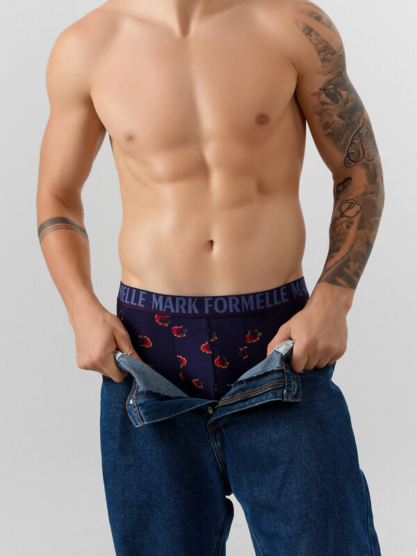MARK FORMELLE Трусы 574311 411221 огненные лошади на т.синем
