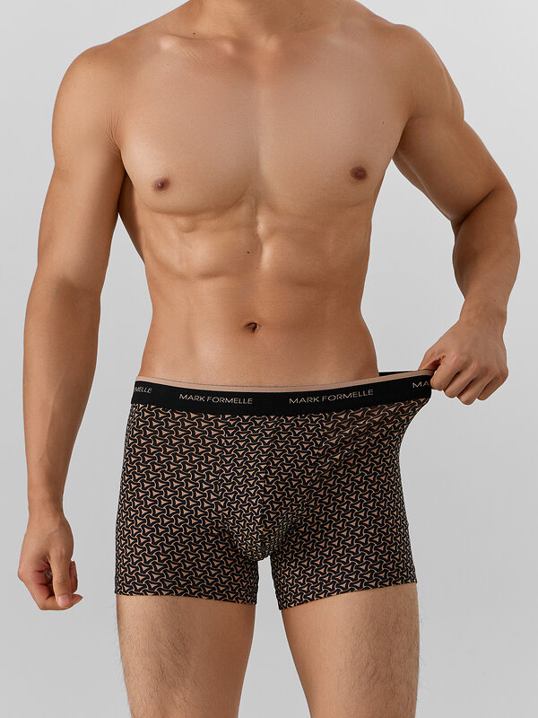 MARK FORMELLE Трусы 574313 411221 беж узор на черном