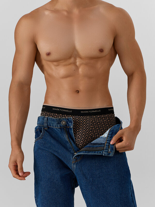 MARK FORMELLE Трусы 574313 411221 беж узор на черном