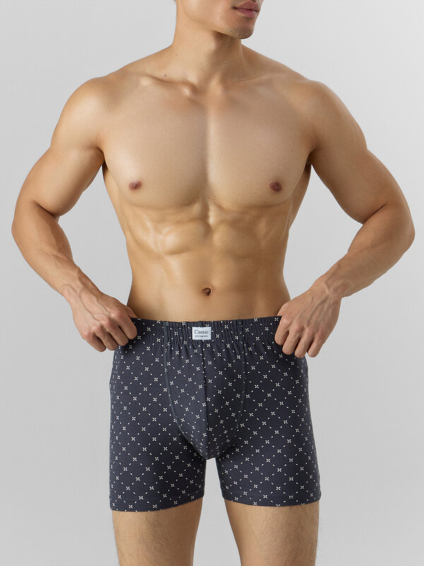 MARK FORMELLE Трусы 574322 411143 нб узор сетка на т.сером