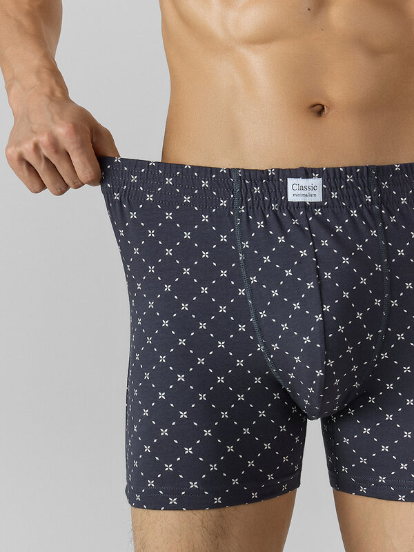 MARK FORMELLE Трусы 574322 411143 нб узор сетка на т.сером