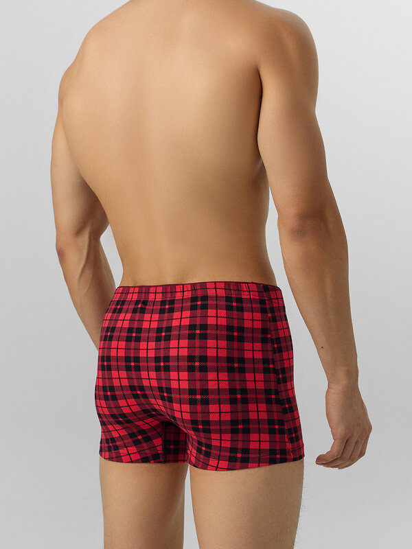 MARK FORMELLE Трусы 574326 411134 черная клетка на красном