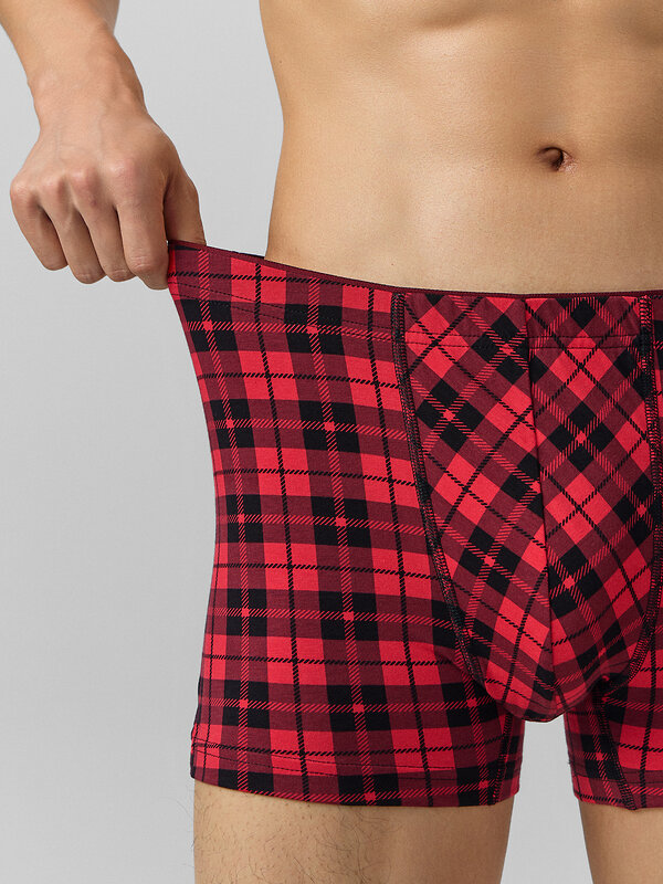 MARK FORMELLE Трусы 574326 411134 черная клетка на красном