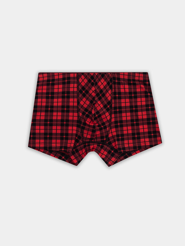 MARK FORMELLE Трусы 574326 411134 черная клетка на красном