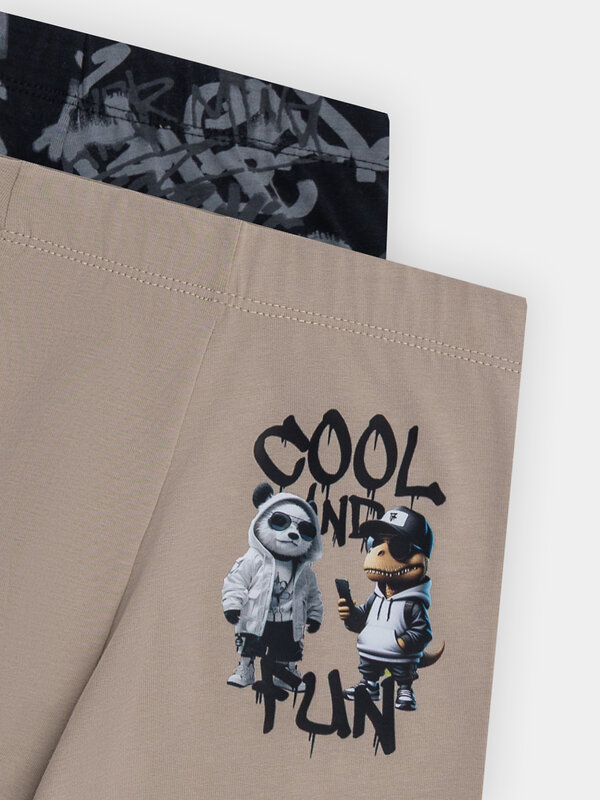 MARK FORMELLE Трусы 574343 413352-2 бежевый +граффити на черном