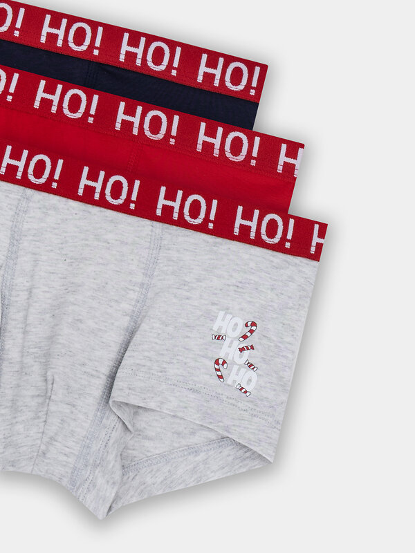 MARK FORMELLE Трусы 574362 413354-3 серый меланж+красный +чернильный +печать