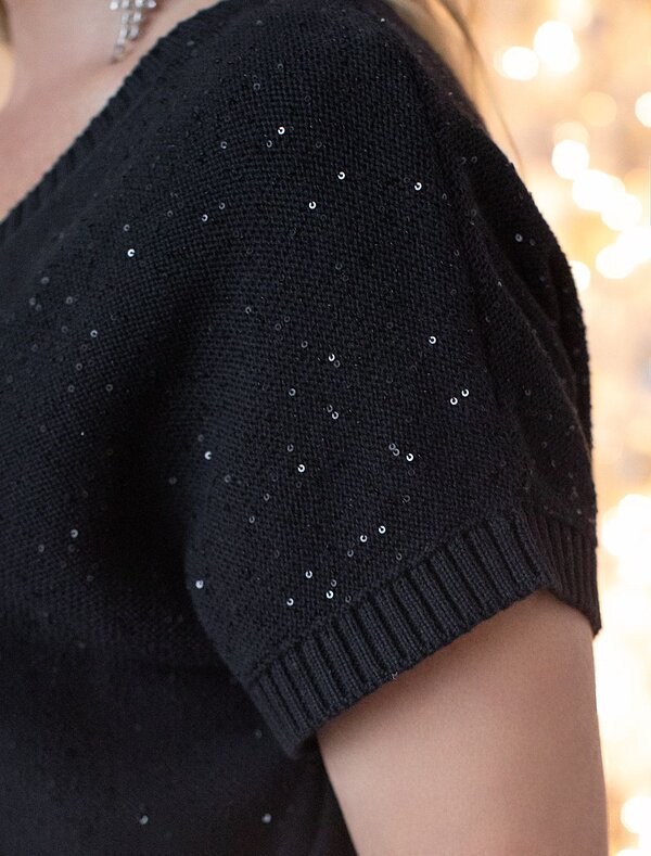 VILATTE Джемпер 574369 D39.624 черный