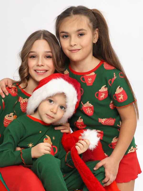 Соль&Перец Пижама 574370 SP0439KF зелено-красный