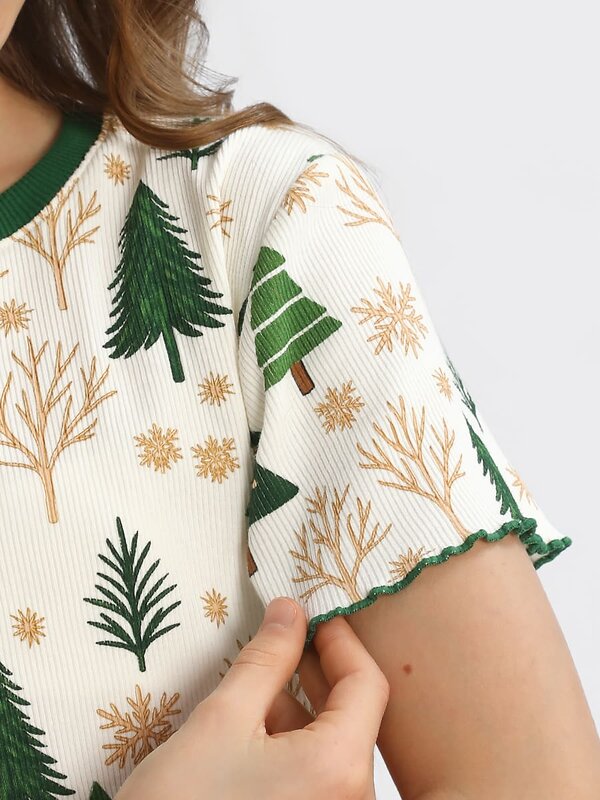 Соль&Перец Пижама 574374 SP0441KF зелено-белый