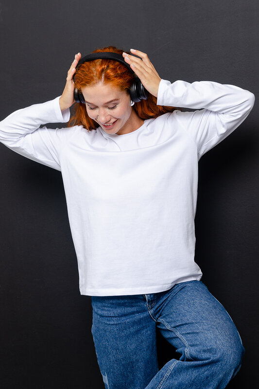 Натали Лонгслив 574378 14403 белый+черный