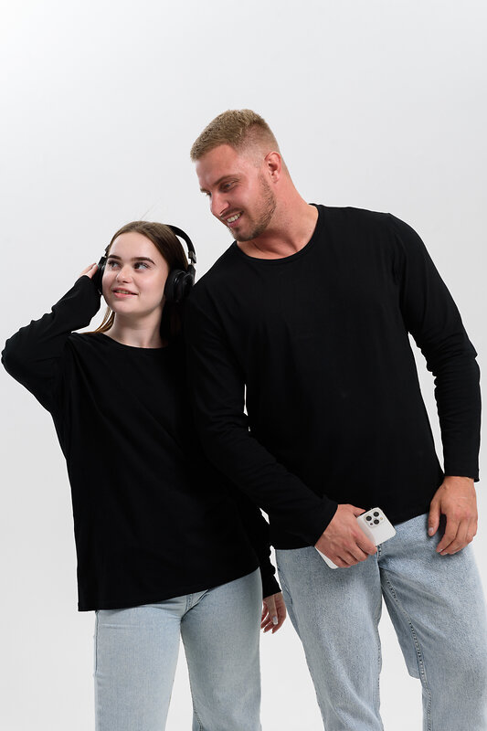 Натали Лонгслив 574378 14403 белый+черный