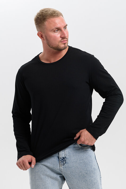 Натали Лонгслив 574378 14403 белый+черный