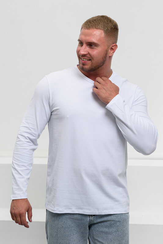 Натали Лонгслив 574378 14403 белый+черный