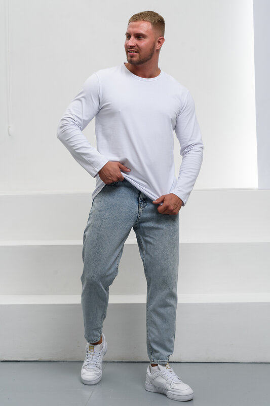 Натали Лонгслив 574378 14403 белый+черный