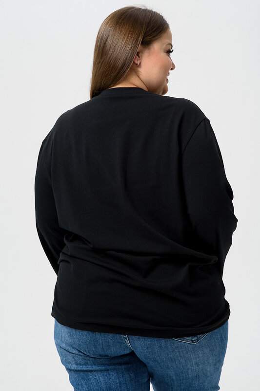 Натали Лонгслив 574378 14403 белый+черный