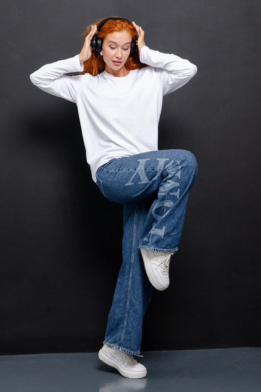 Натали Лонгслив 574378 14403 белый+черный