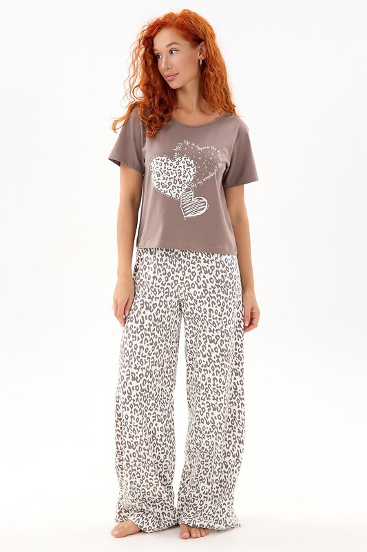 Lika Dress Пижама 574397 10634 Коричневый