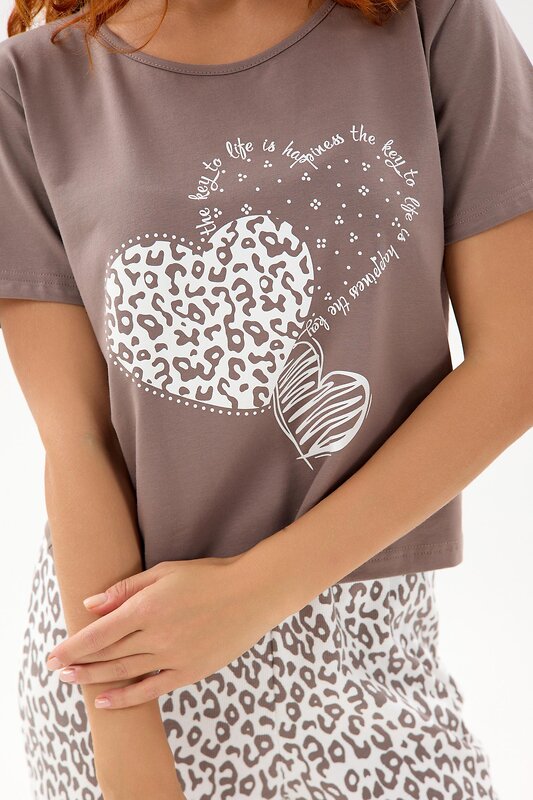 Lika Dress Пижама 574397 10634 Коричневый