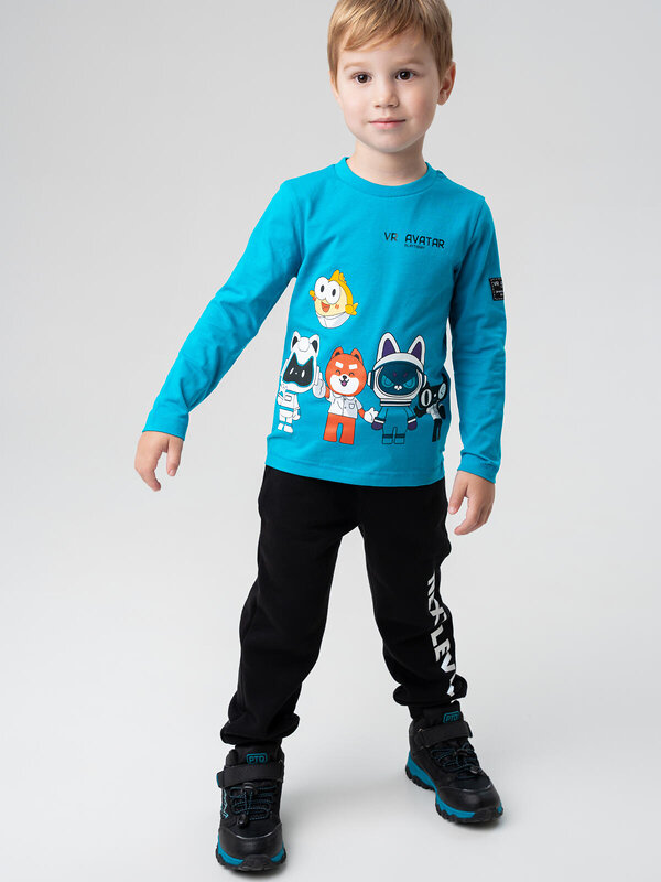 PLAYTODAY Фуфайка 574420 32412145 голубой