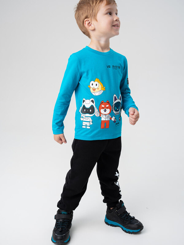 PLAYTODAY Фуфайка 574420 32412145 голубой