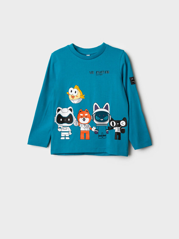 PLAYTODAY Фуфайка 574420 32412145 голубой