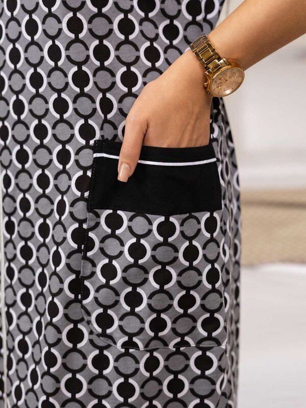 Текс-плюс Халат 574480 НФ-00245287 Черный, серый