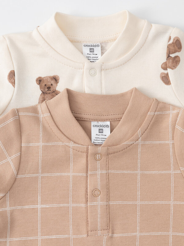 CROCKID Боди 574512 К 6543-2уп сахар