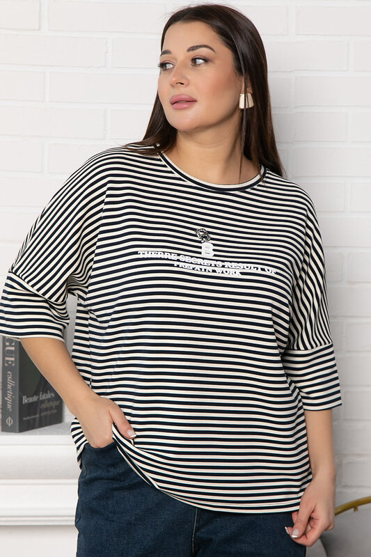 LT Collection Блуза 574541 Б14887-20М синий