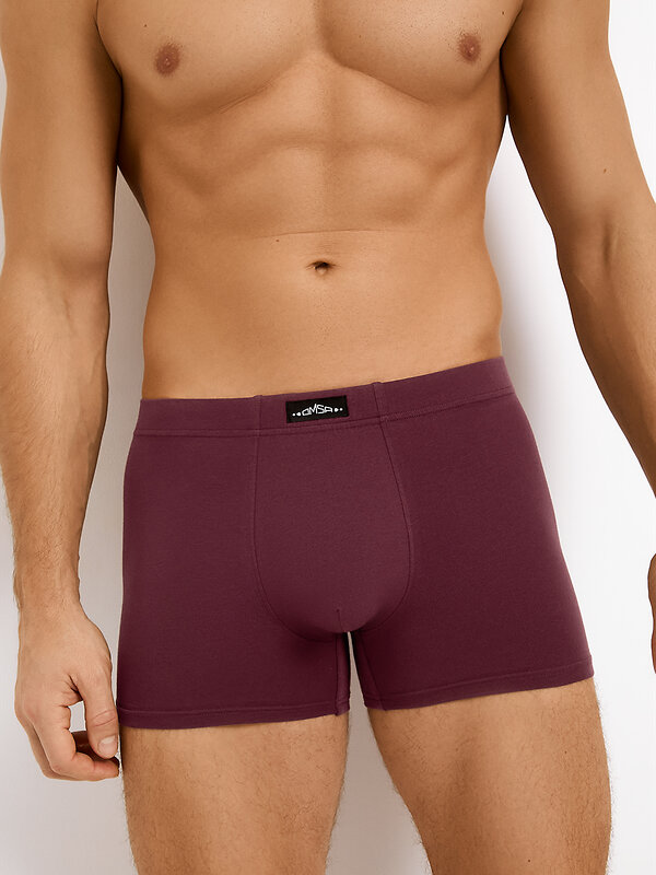 Omsa Трусы 574552 OmB 1233-1 Боксеры муж. с закр. резинкой, CO Bordo (Бордовый)